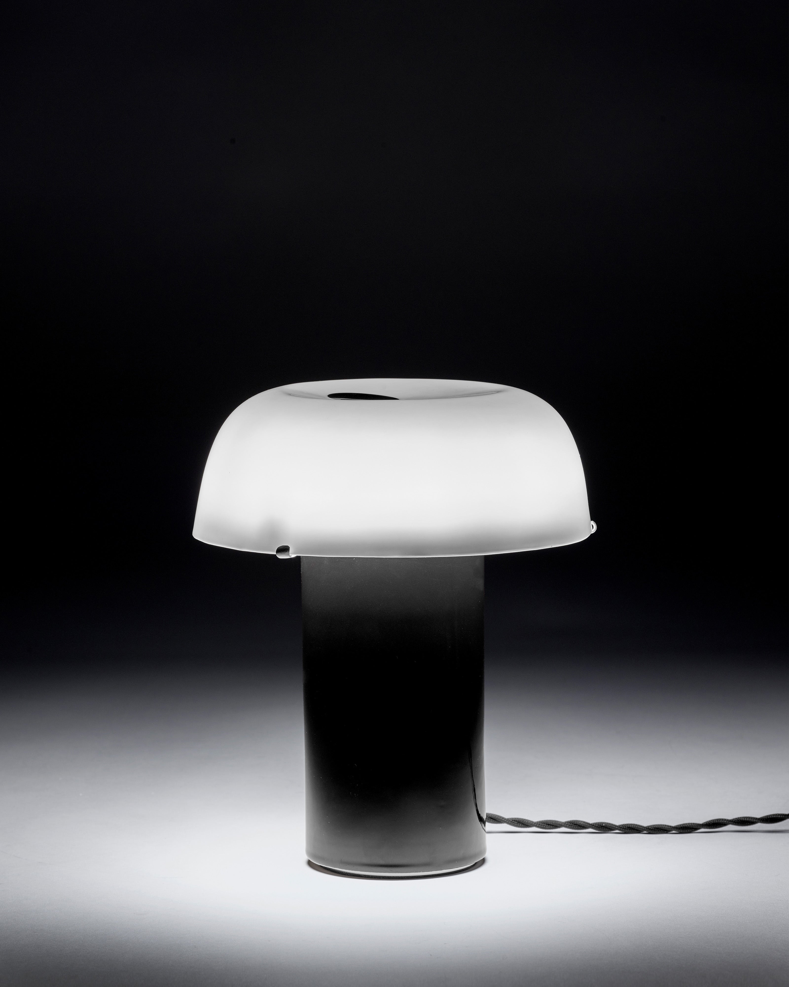 Serax Terres de Rêves Celine n°2 stolní lampa černobílá kameninová
