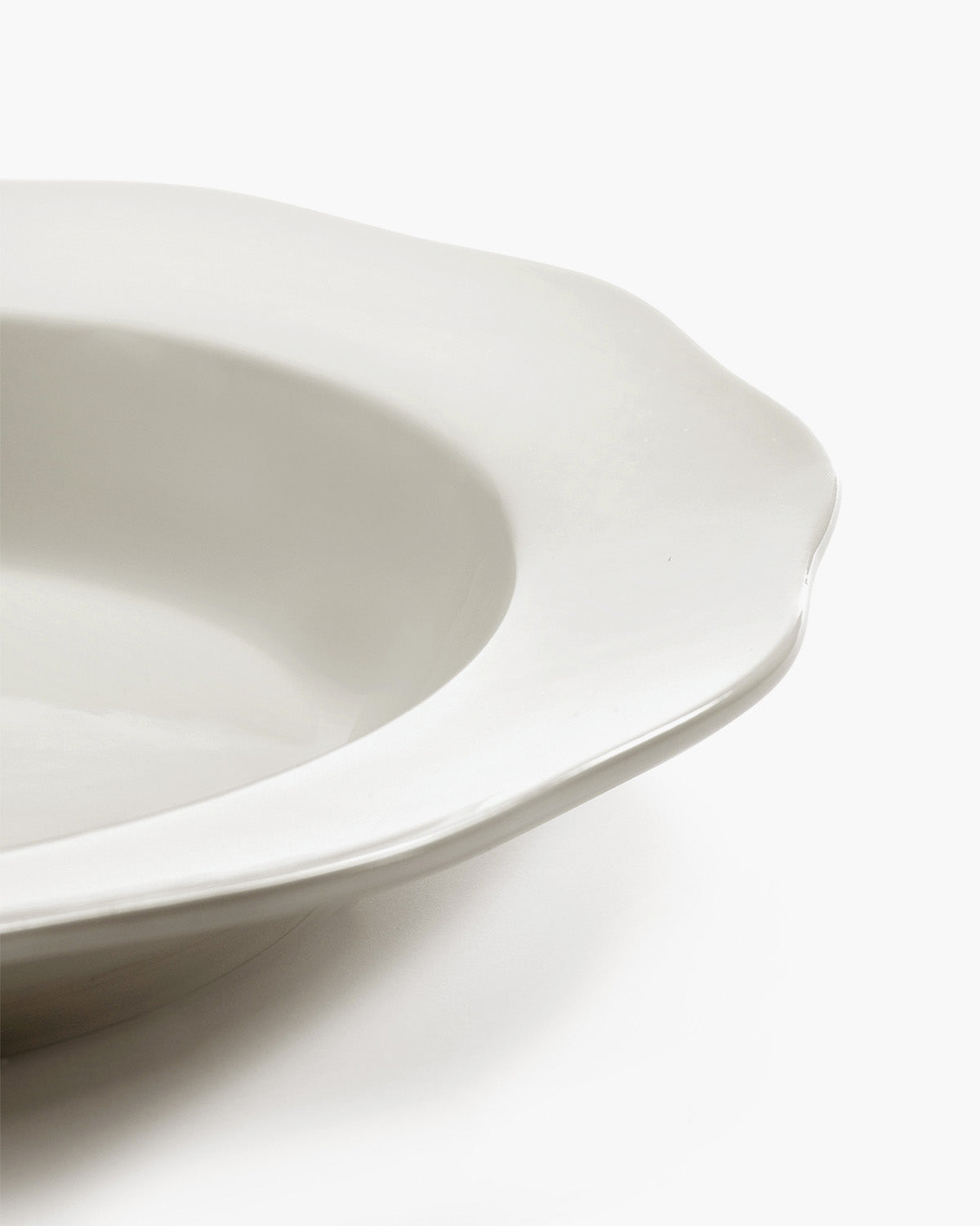 Serax Silhouette talíř na těstoviny bílý porcelán