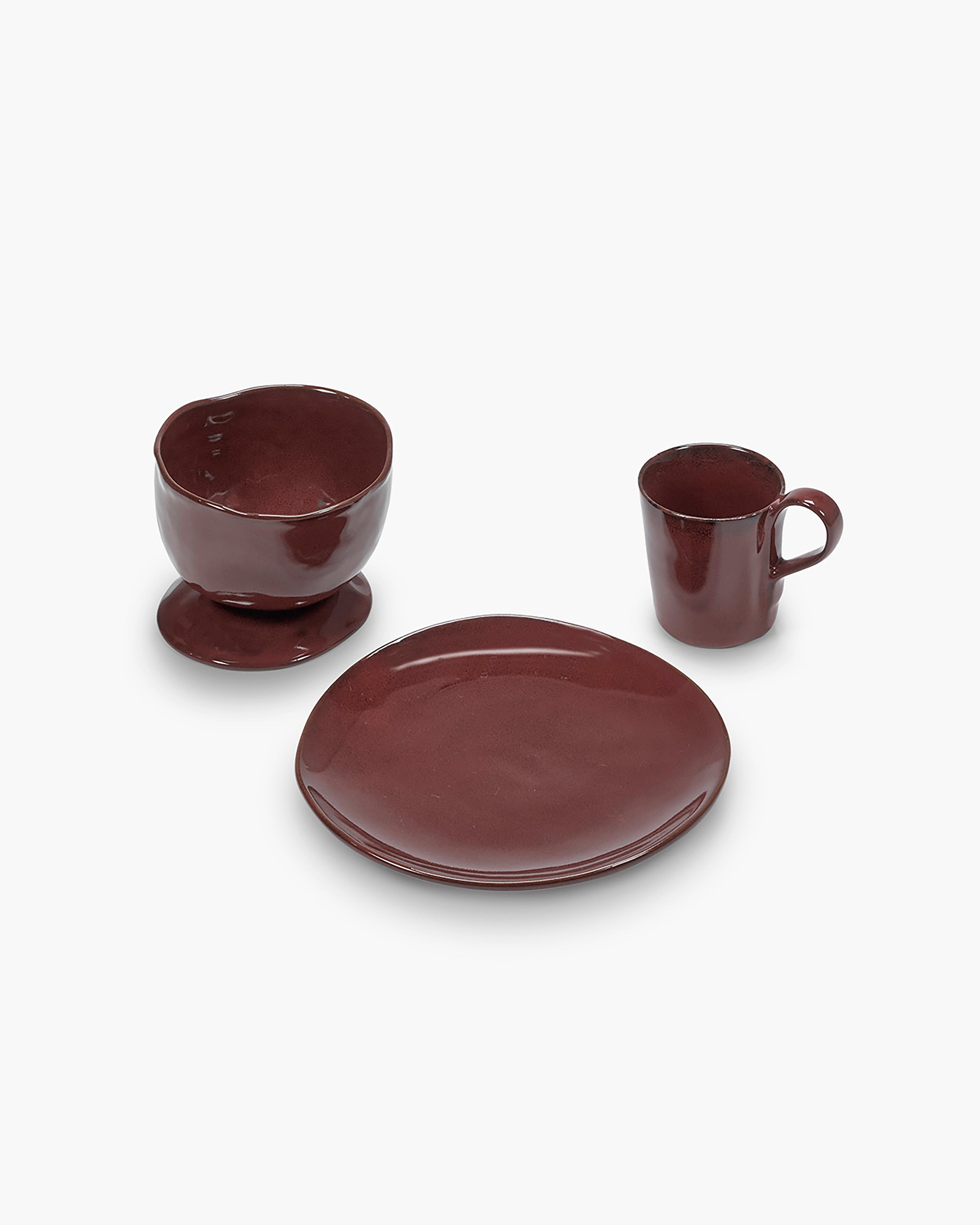 Serax La Mère snídaňová sada 12 ks venetian red