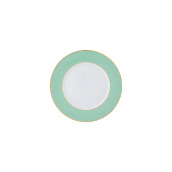 Augarten dezertní talíř 16 cm porcelán zlatý okraj