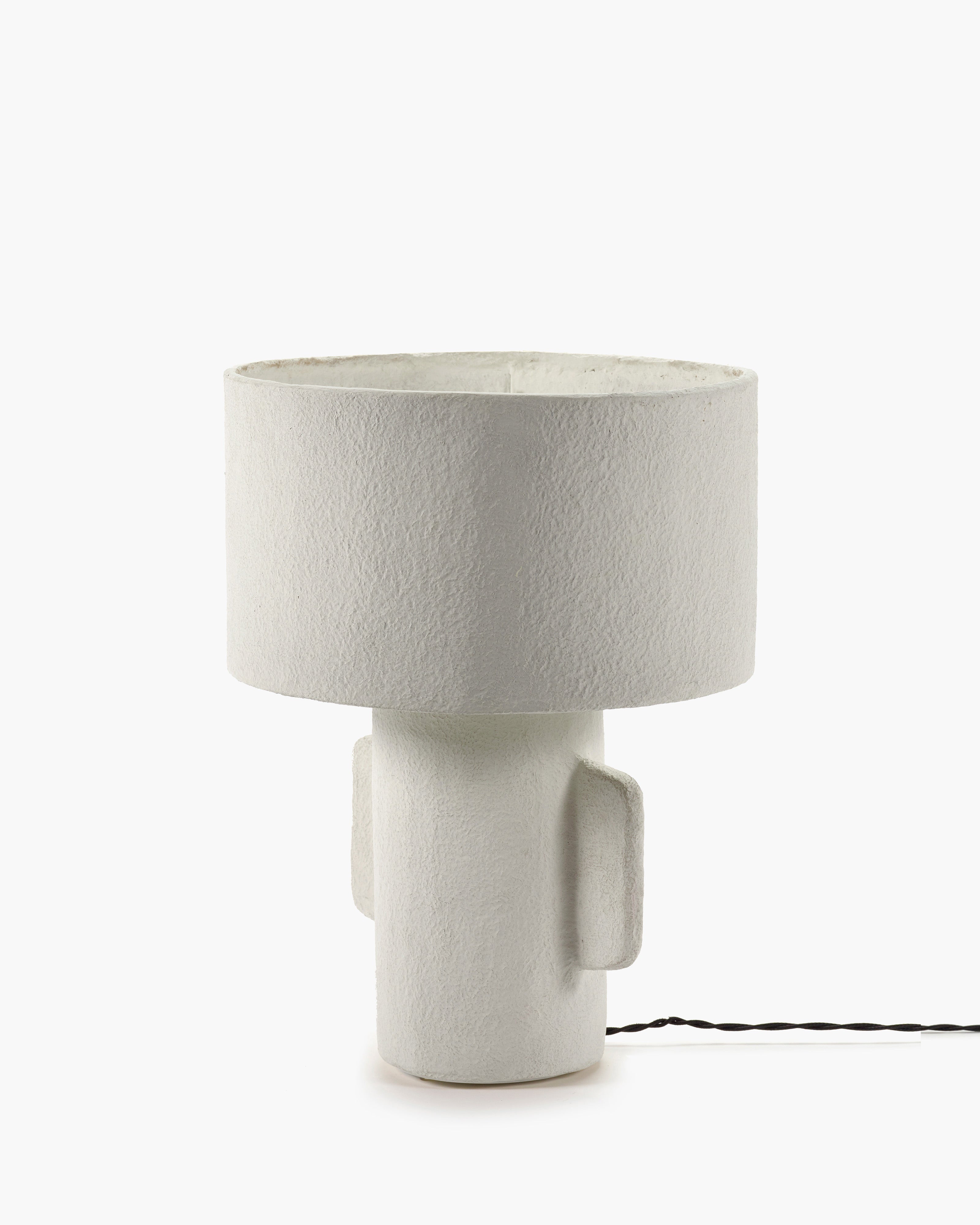 Serax Earth S stolní lampa bílá papírovina