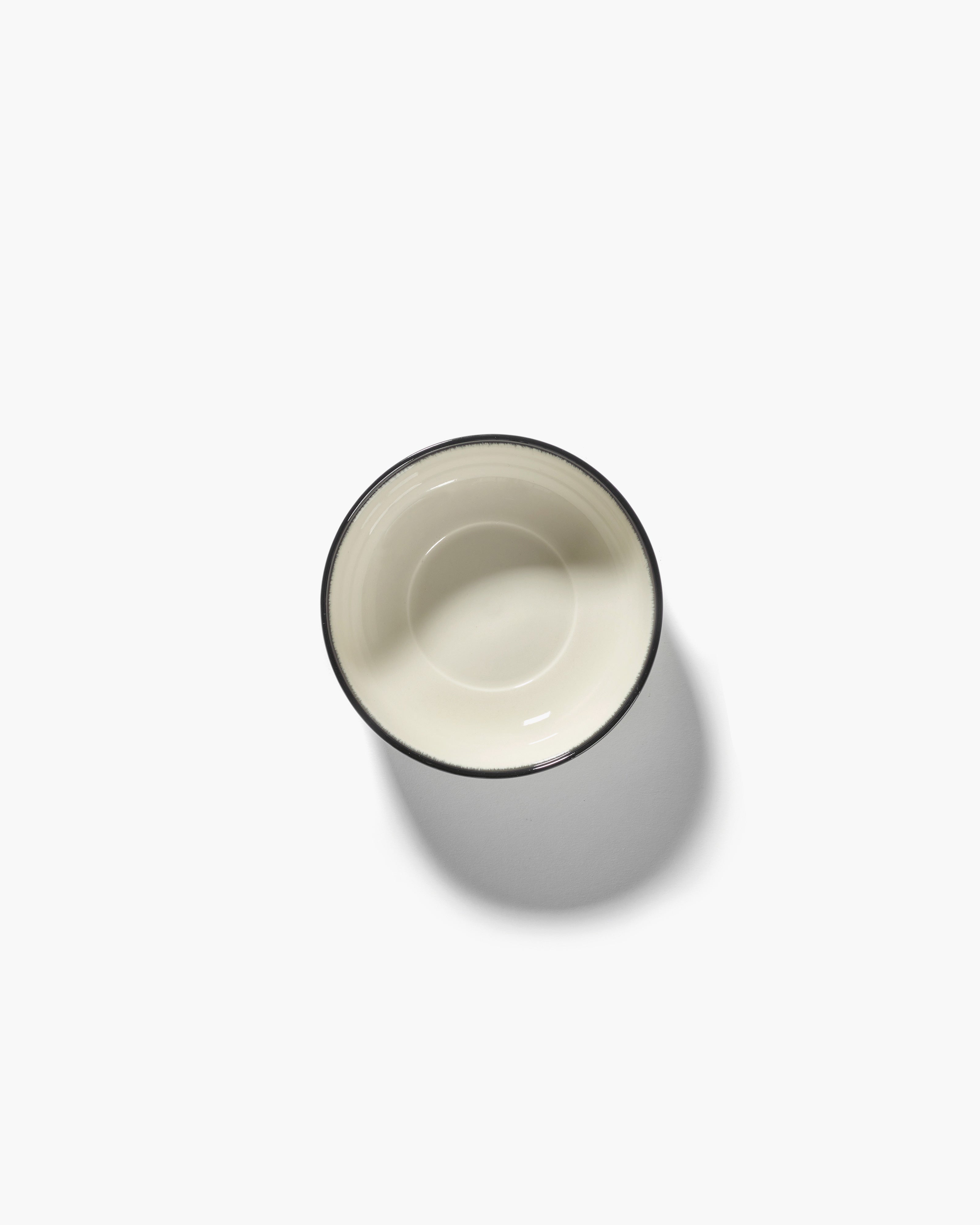 Serax Dé Bowl XS miska bílo černá porcelánová