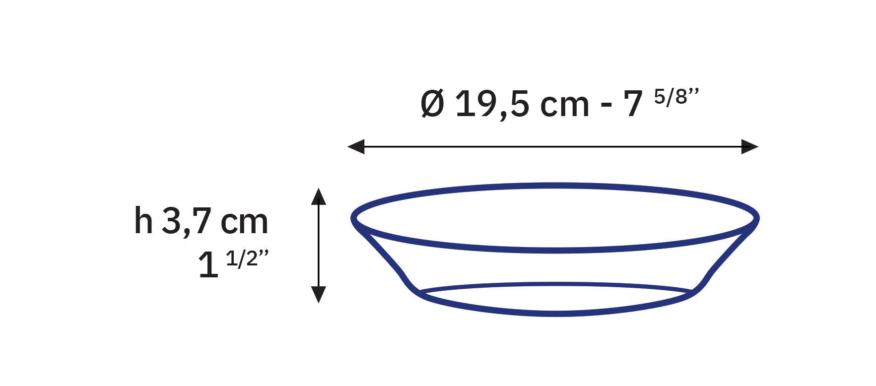 Duralex Lys 19,5 cm hluboký talíř zelený 6 ks