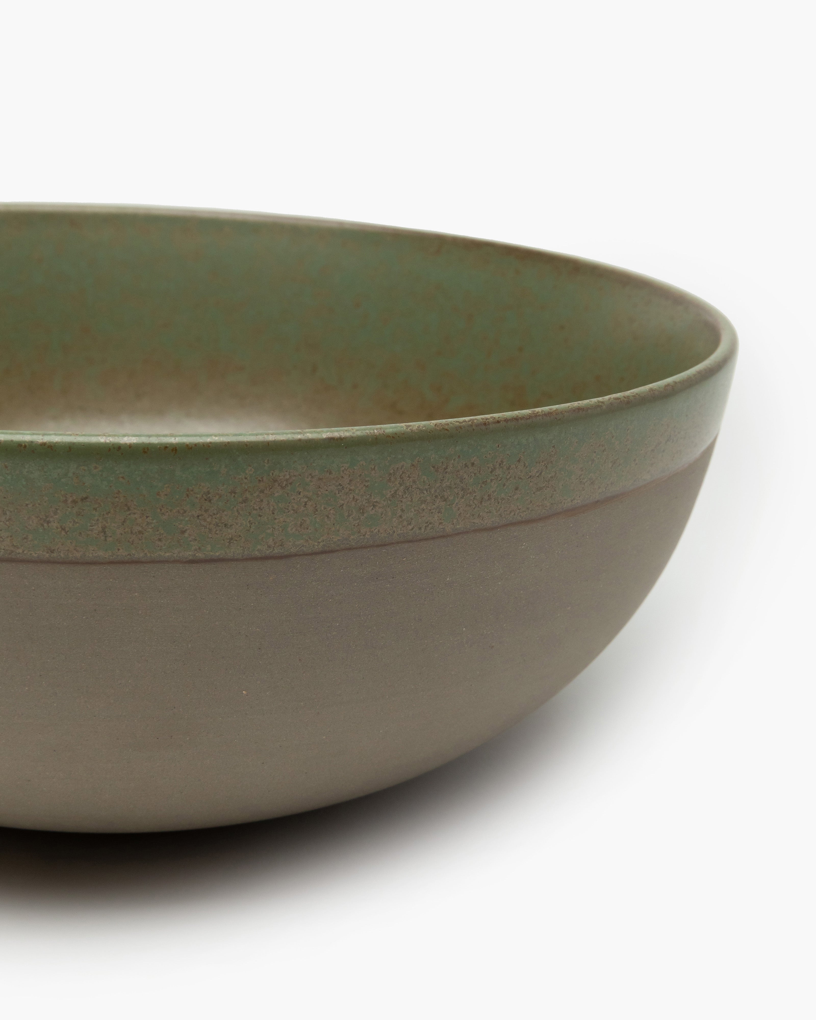 Serax Surface Serving Bowl L mísa zelená camo reaktivní