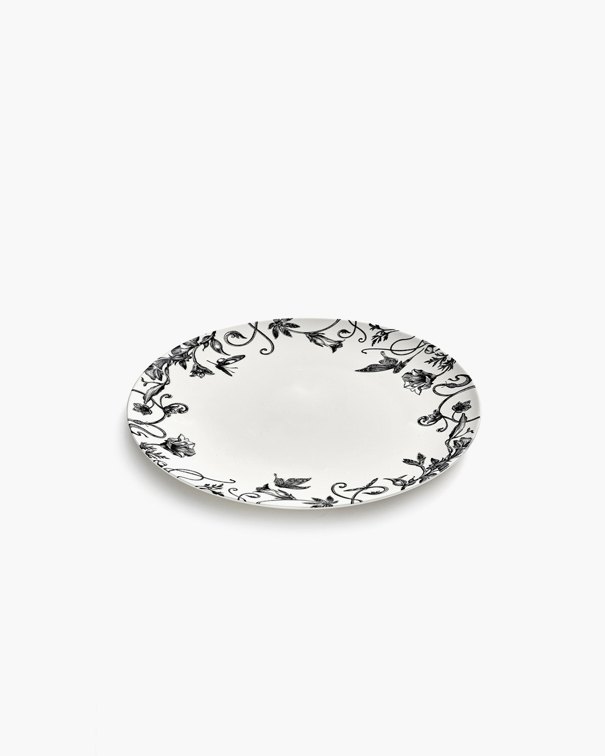 Serax Unity mělký talíř bílo-černý porcelán