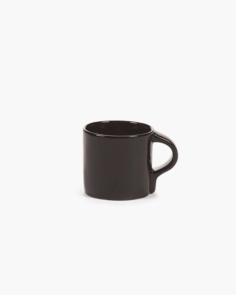 Serax La Mère šálek na espresso hnědý kamenina