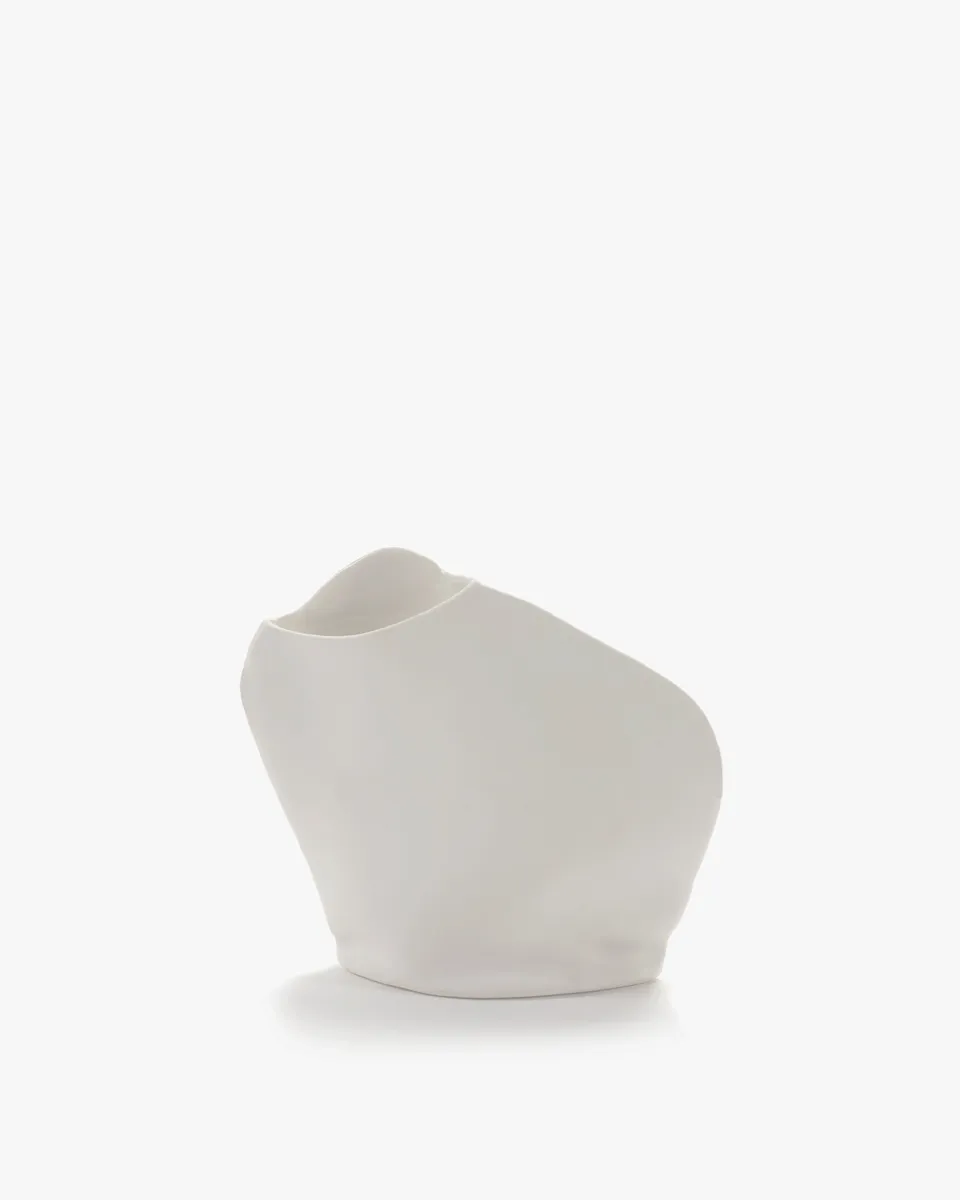 Serax Perfect Imperfection Flower Vase M váza bílá porcelánová