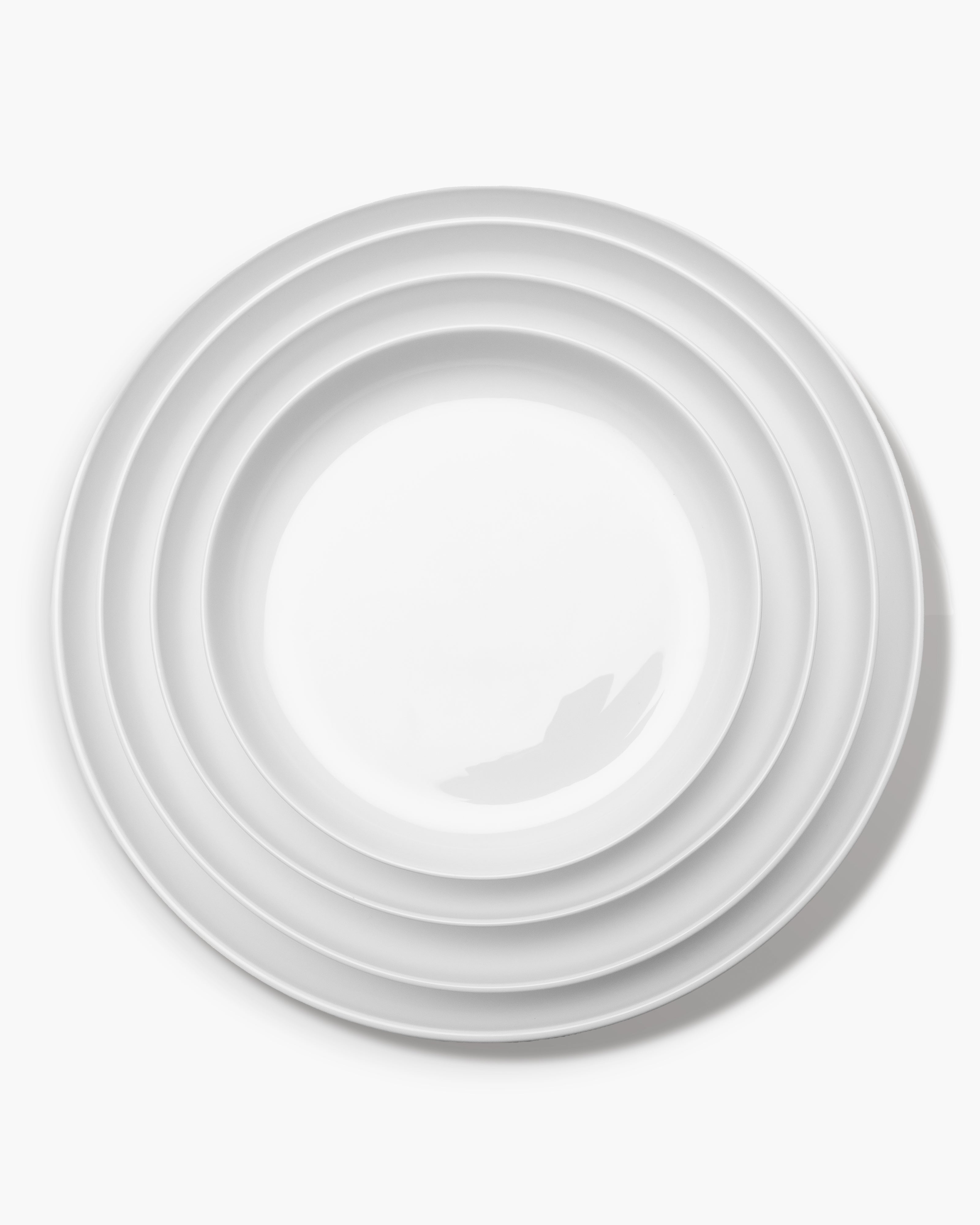 Serax Base snídaňový talíř vysoký bílý porcelán