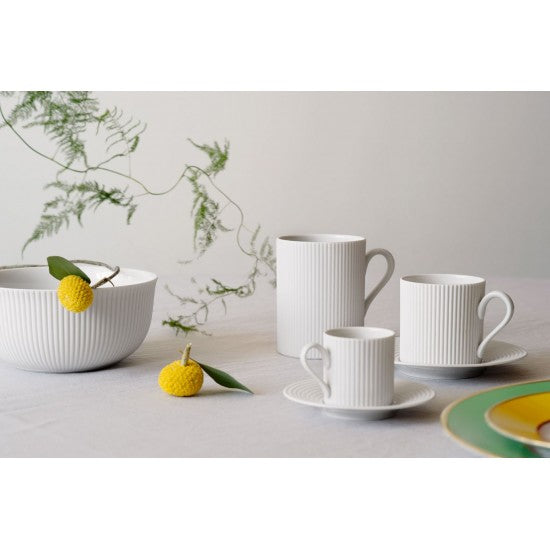 Augarten Plissée porcelánová miska 15 cm bílá
