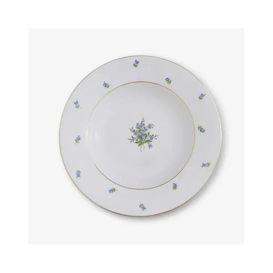 Augarten Schubert hluboký talíř 25 cm bílý