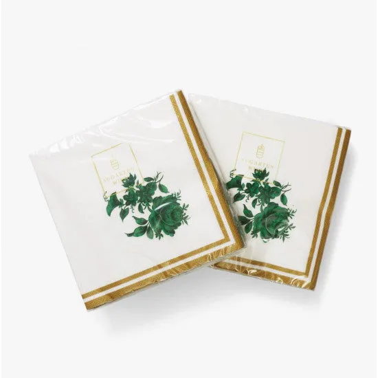 Augarten Paper Napkins Set of 2 ubrousky zelené 2 ks