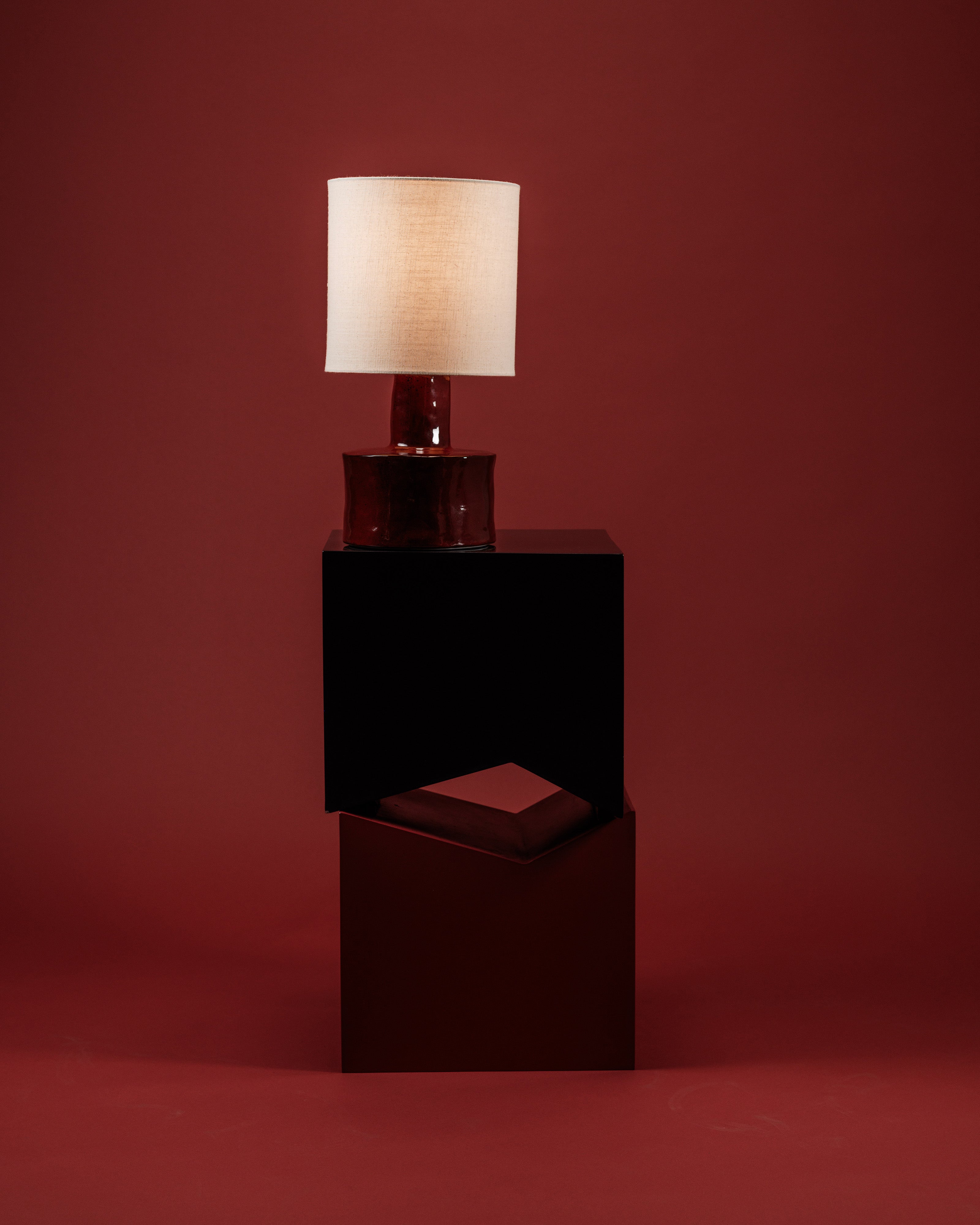 Serax Catherine stolní lampa červená béžová
