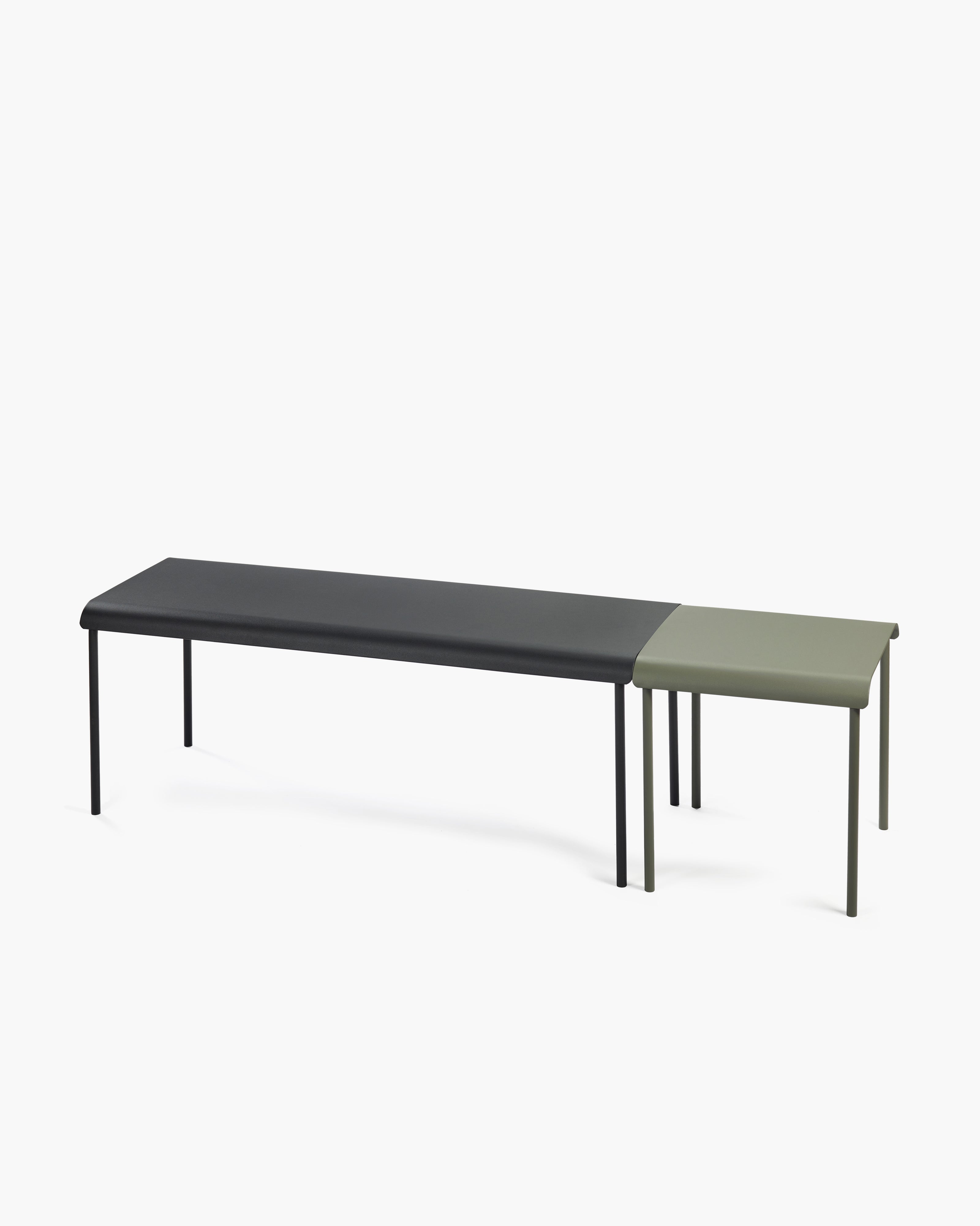 Serax August Bench lavice černá hliníková