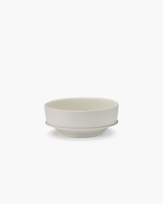 Serax Dune miska S bílá porcelánová