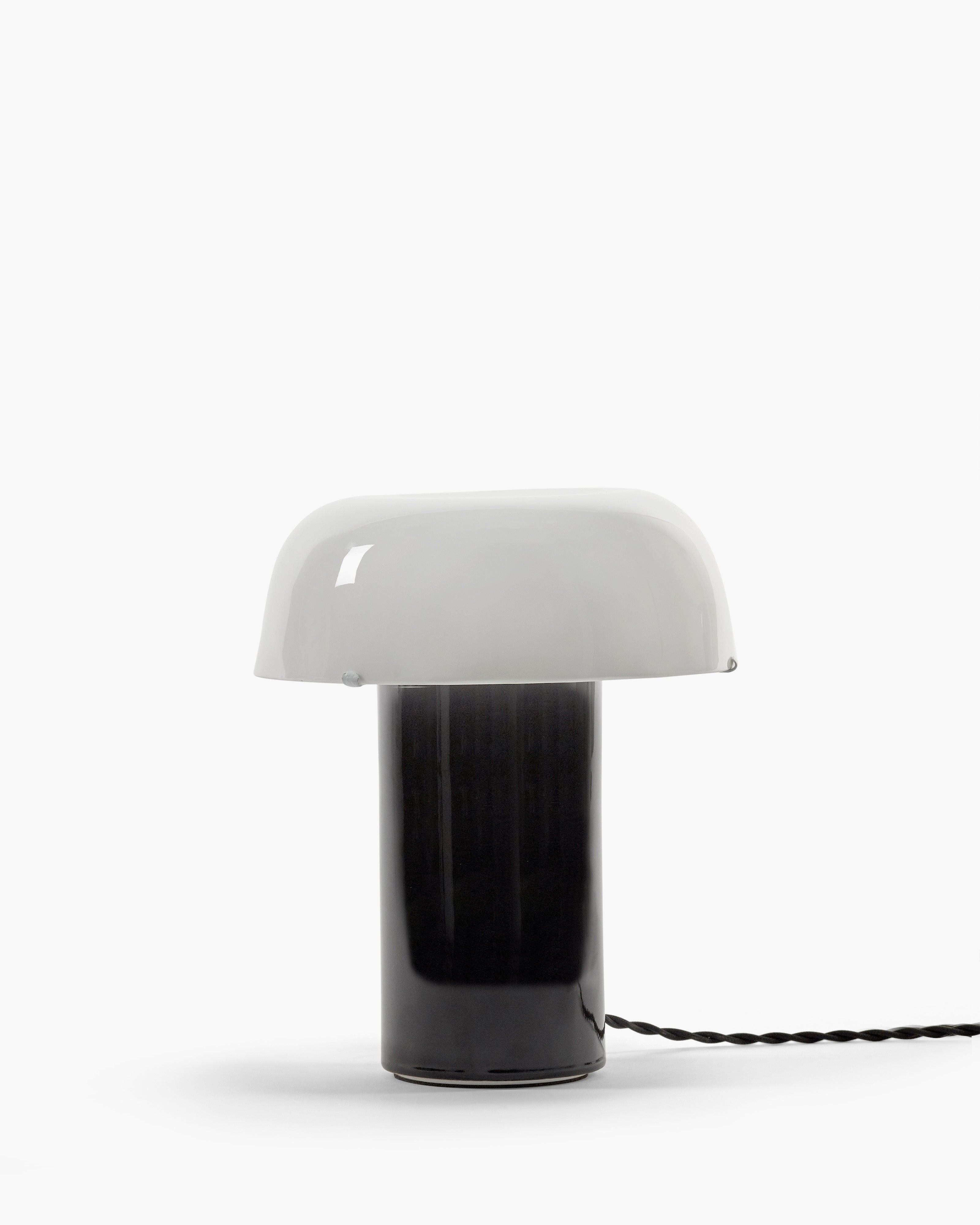 Serax Terres de Rêves Celine n°2 stolní lampa černobílá kameninová