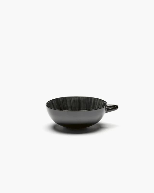 Serax Dé šálek C bílo-černý porcelán