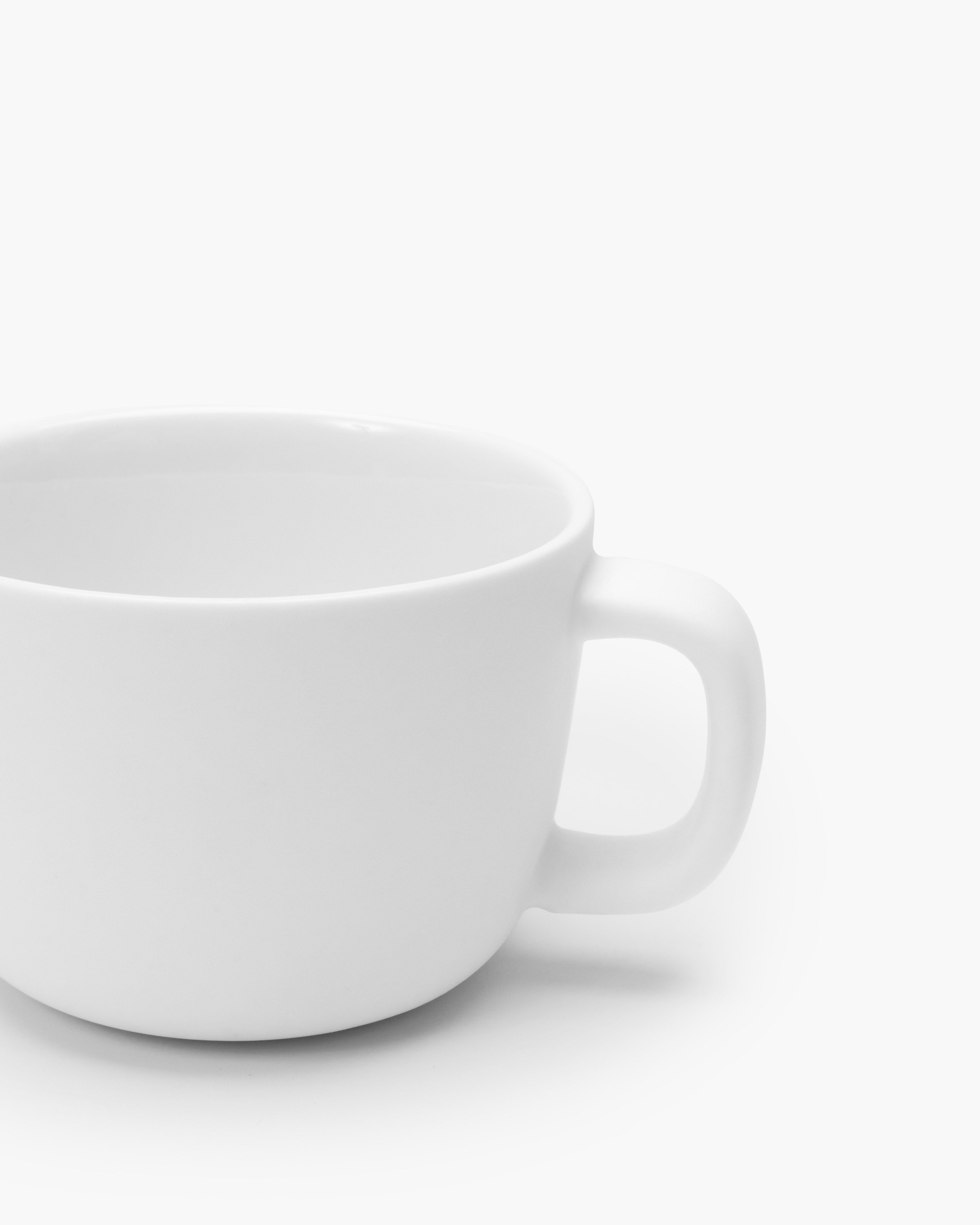 Serax Passe-Partout porcelánový šálek na cappuccino bílý