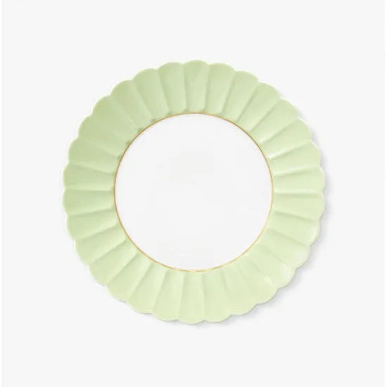 Augarten Melone jídelní talíř 25 cm zelený porcelán