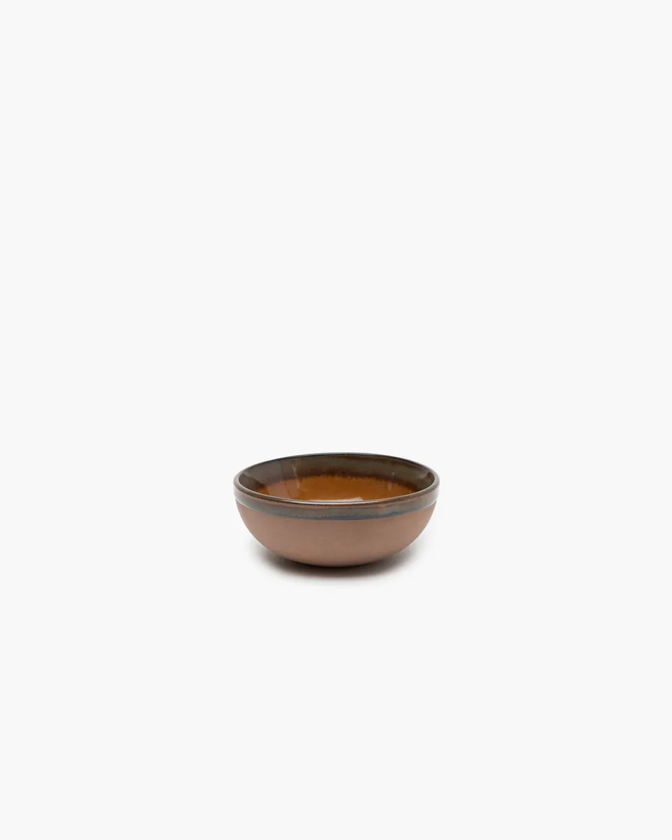 Serax Surface Bowl S miska rezavě hnědá reaktivní glazura