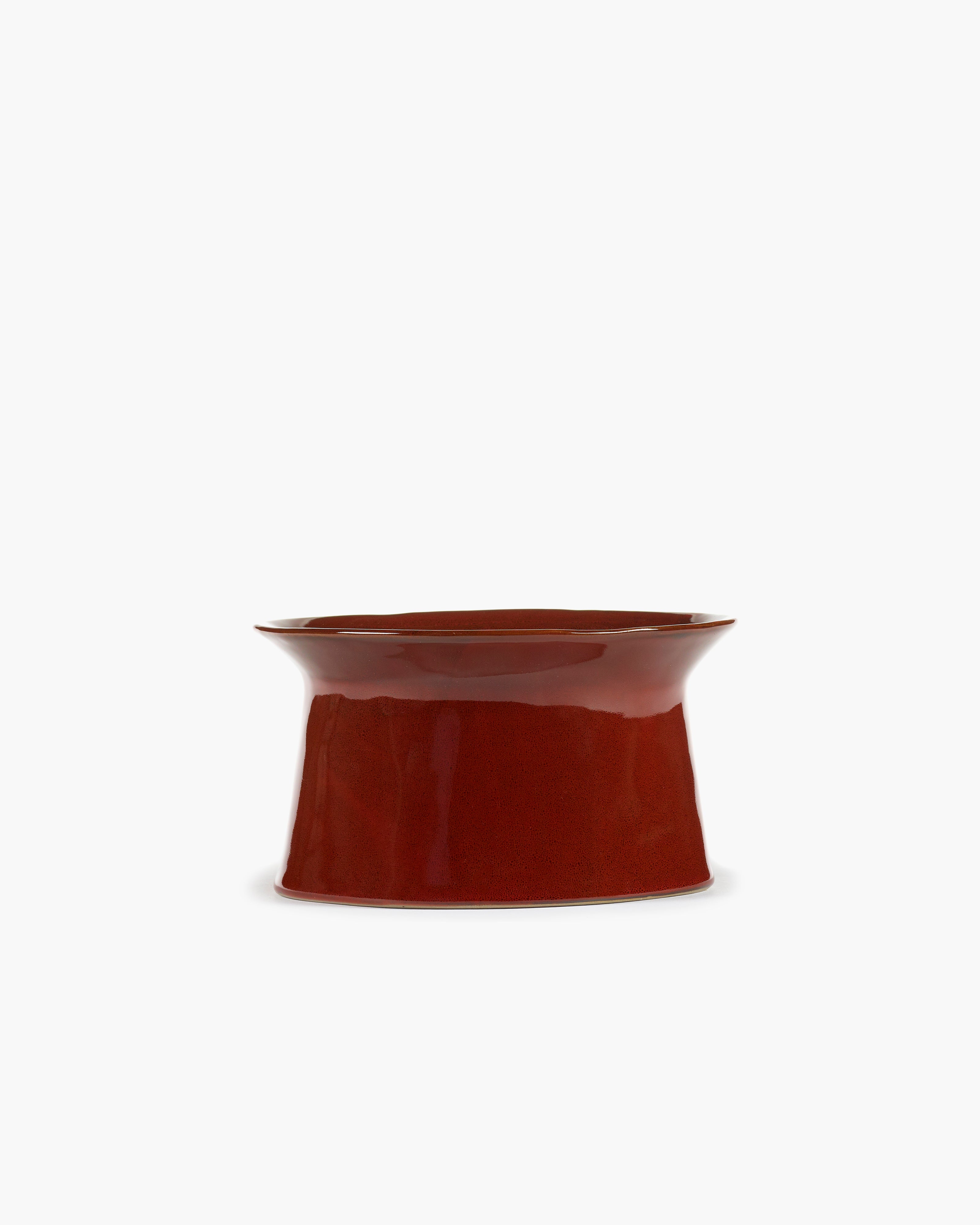 Serax La Mère hluboký talíř na noze venetian red