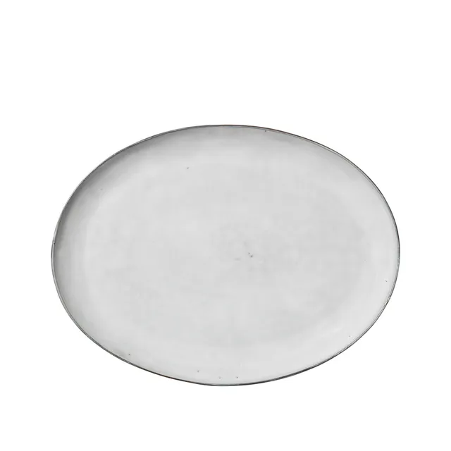 Broste Copenhagen Nordic Sand talíř oválný pískový