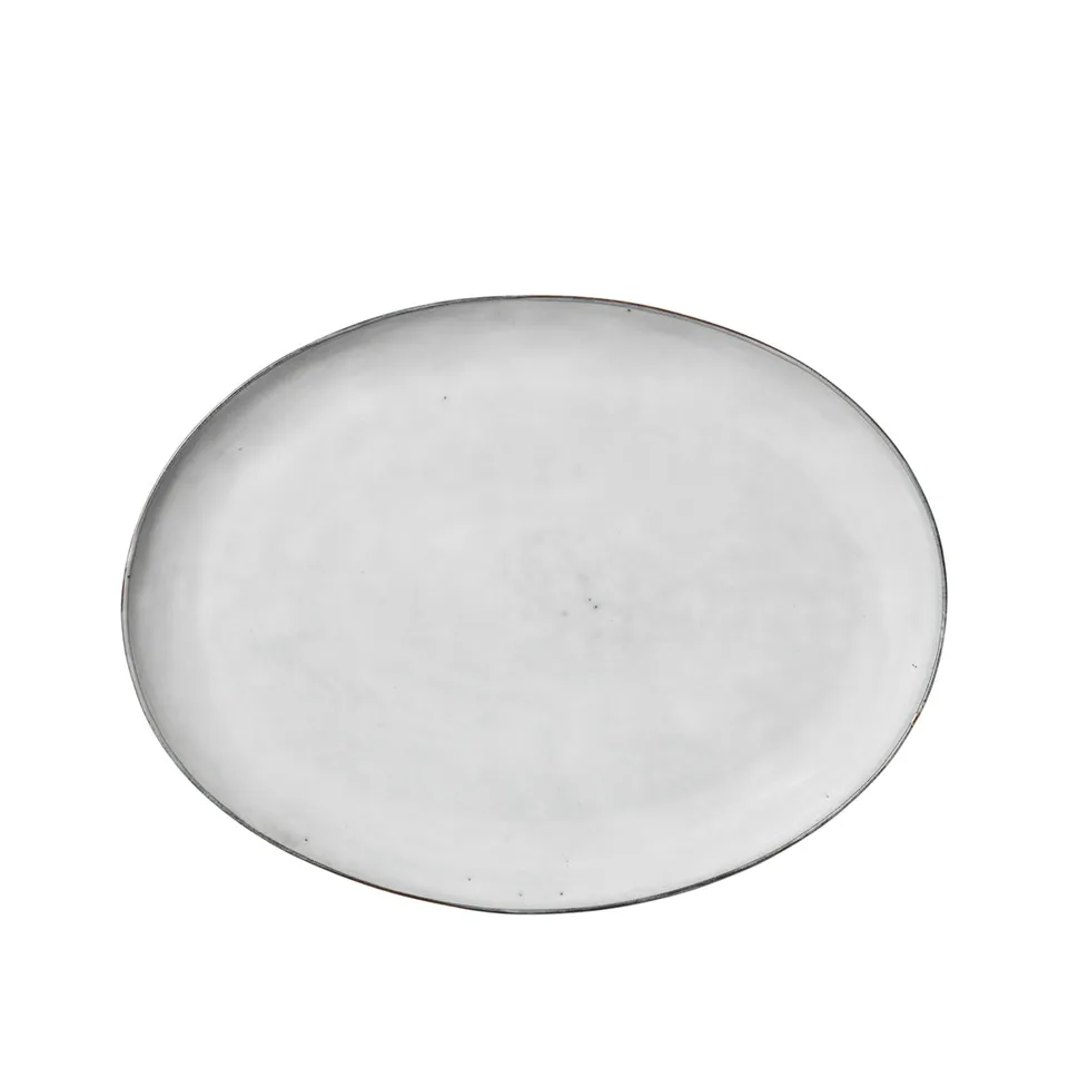 Broste Copenhagen Nordic Sand talíř oválný pískový