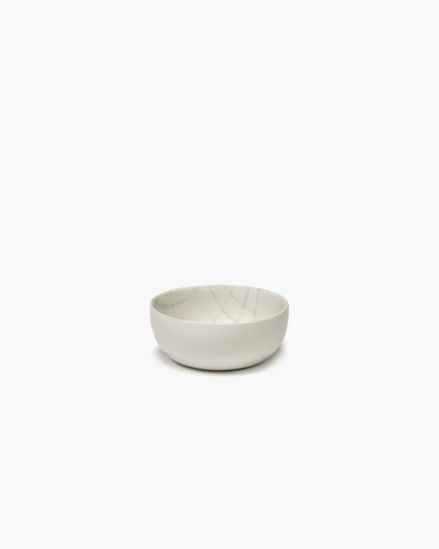 Serax Zuma Bowl XS Salt miska Duplicate bílá glazovaná