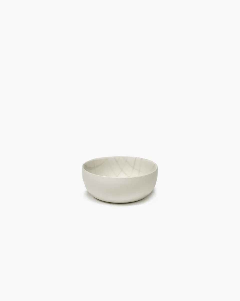 Serax Zuma Bowl XS Salt miska Duplicate bílá glazovaná