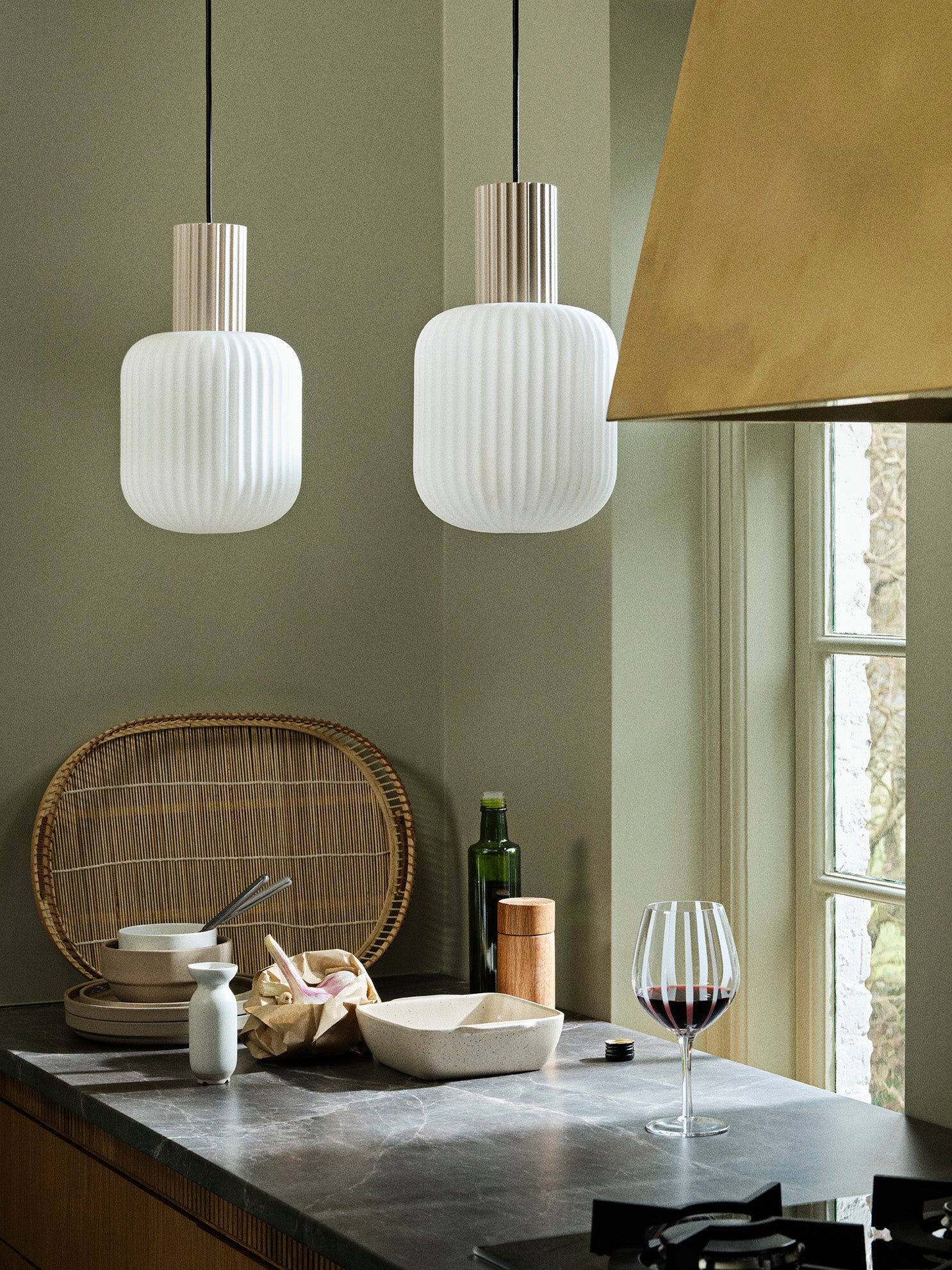 Broste Copenhagen Stripe sklenice na červené víno
