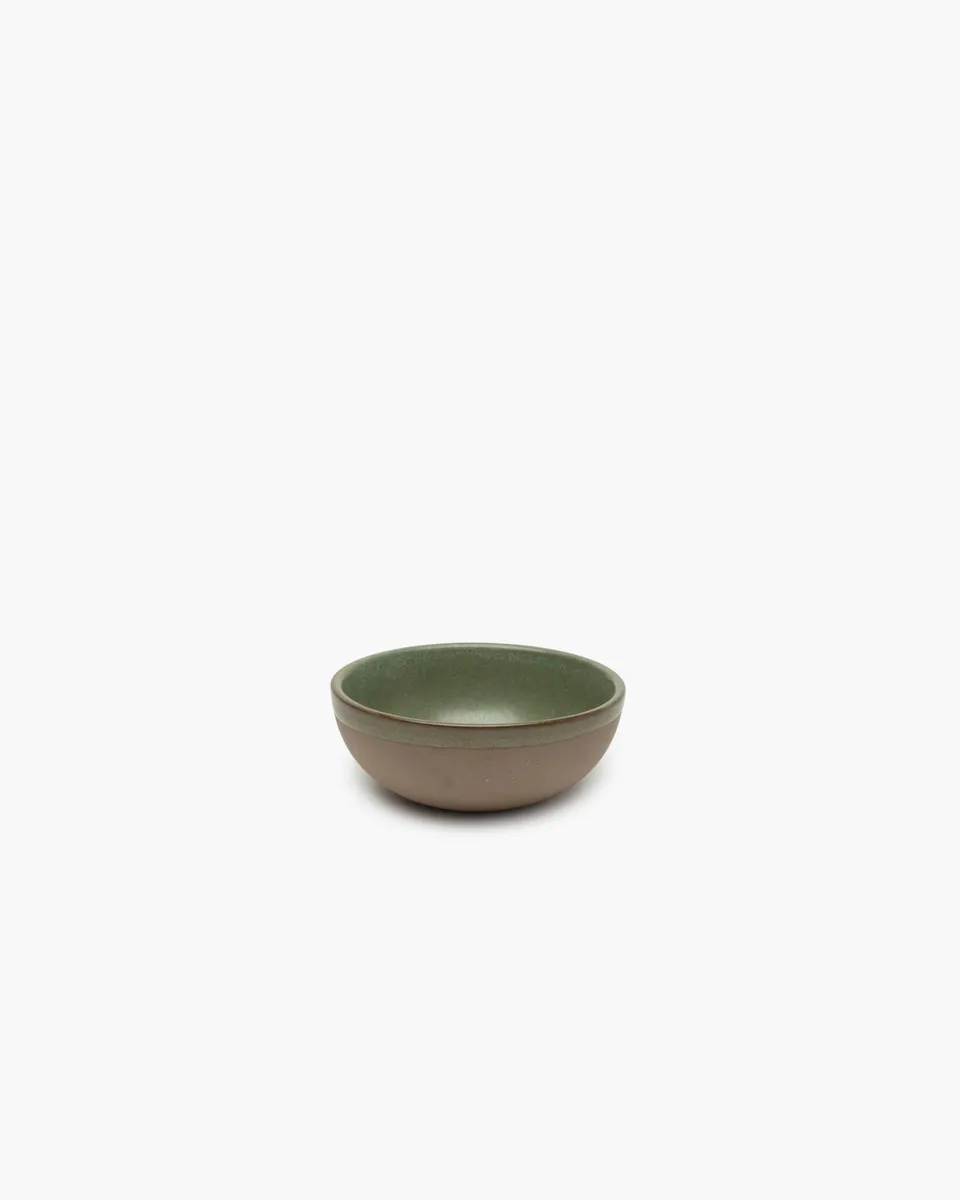 Serax Surface Bowl S miska camo green reaktivní glazura