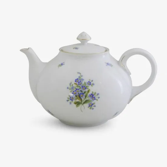 Augarten Schubert porcelánová konvice na čaj bílá