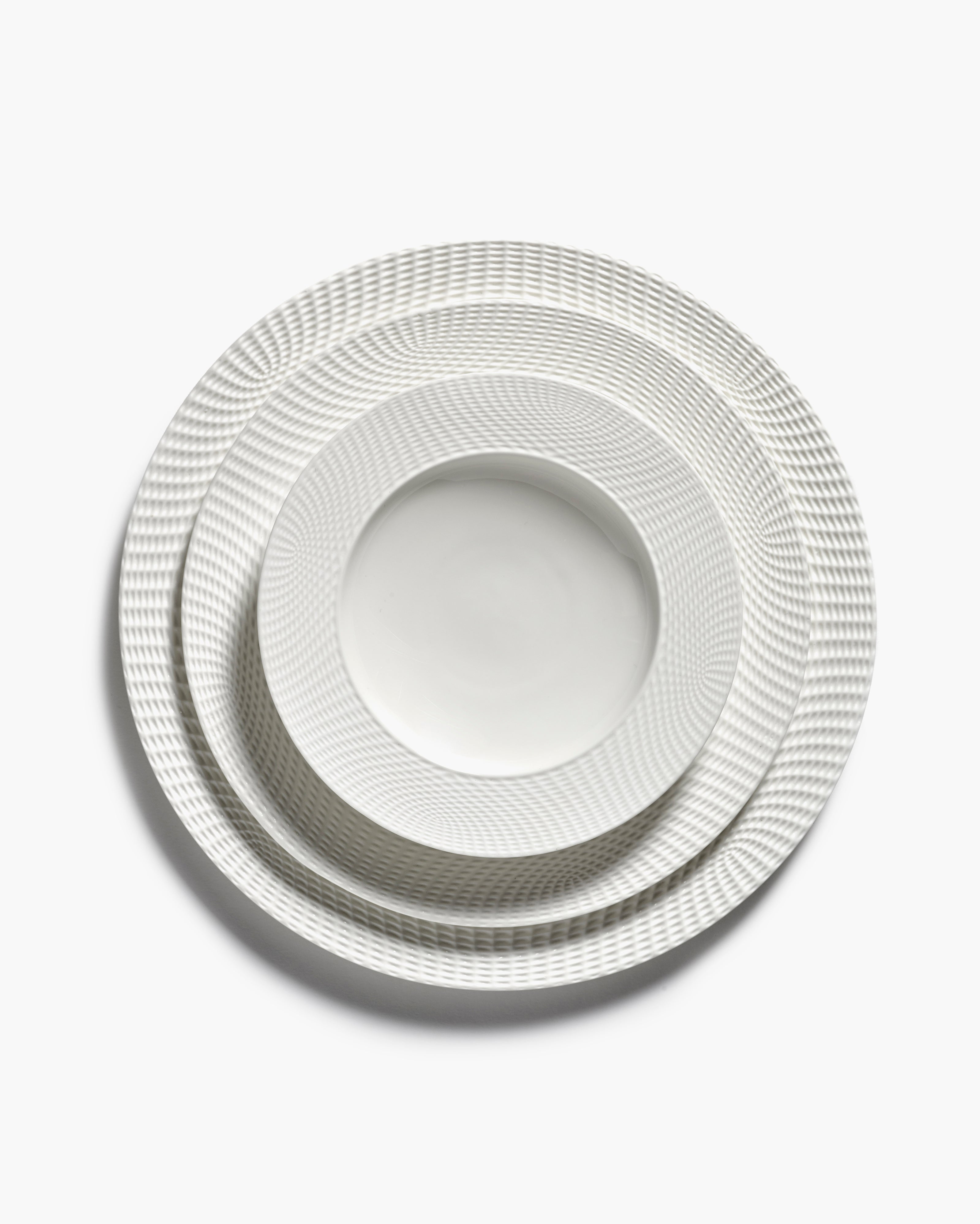 Serax Nido hluboký talíř S bílý porcelánový