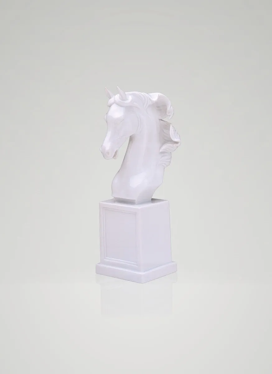Augarten Araber Torso soška bílá porcelánová
