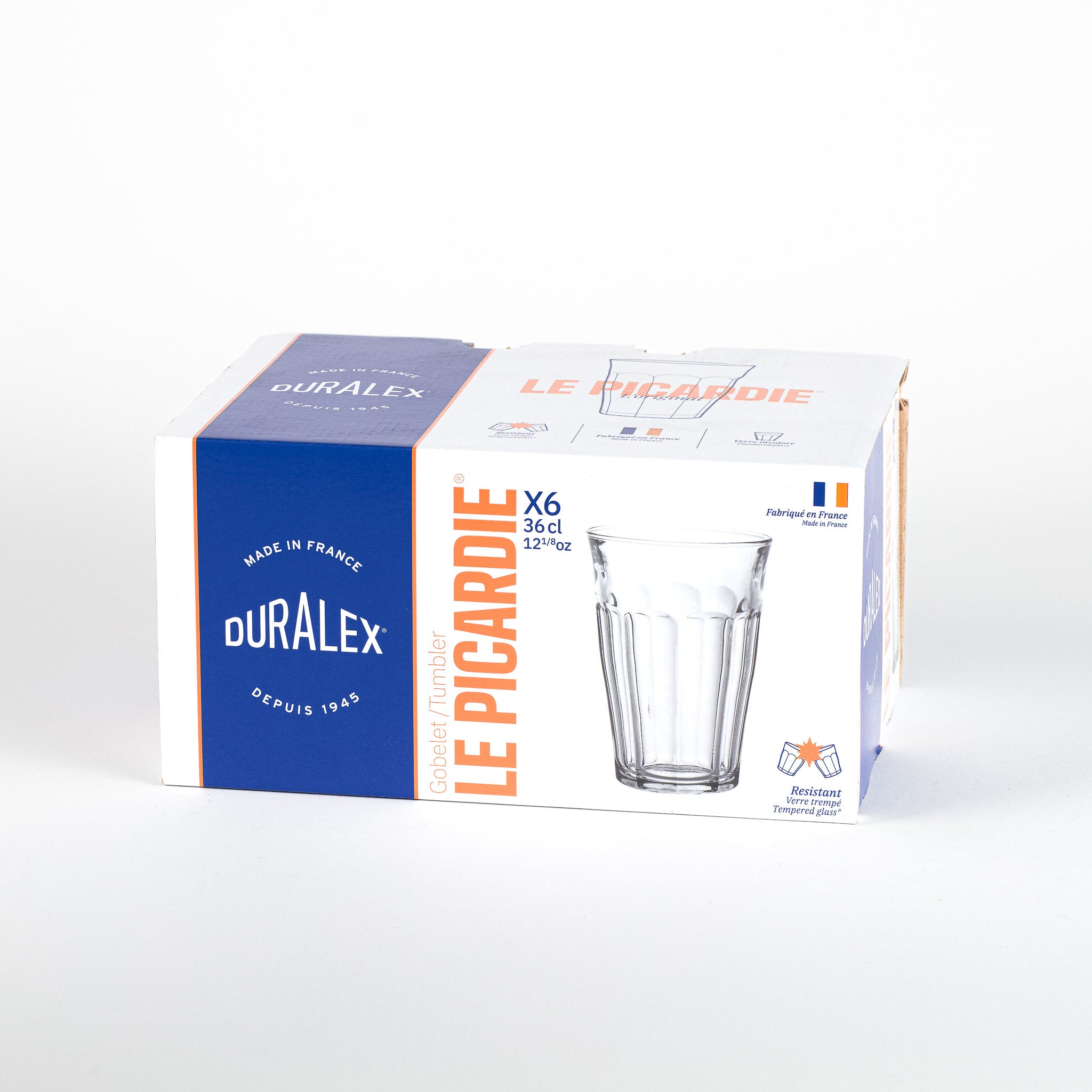 Duralex Le Picardie sklenice na vodu 36 cl 6 ks čirá