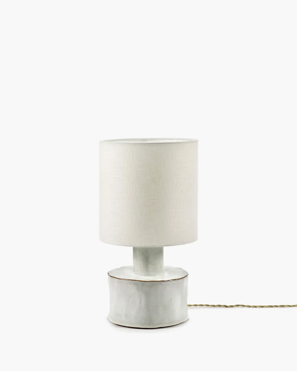 Serax Catherine keramicka stolni lampa bila