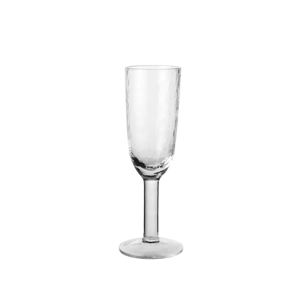 Broste Copenhagen Hammered sklenice na šampaňské tepaná