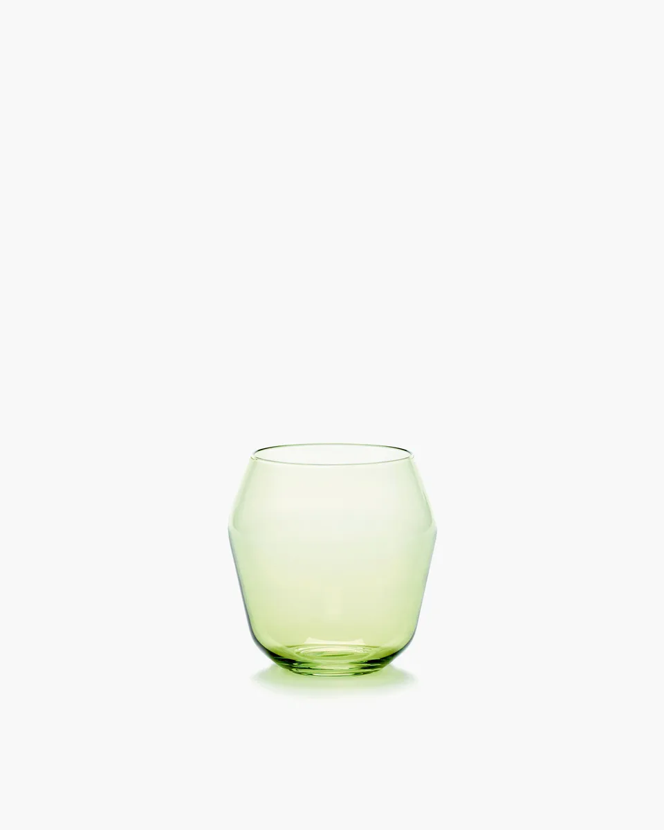 Serax Billie sklenice 25 cl zelená křišťálová