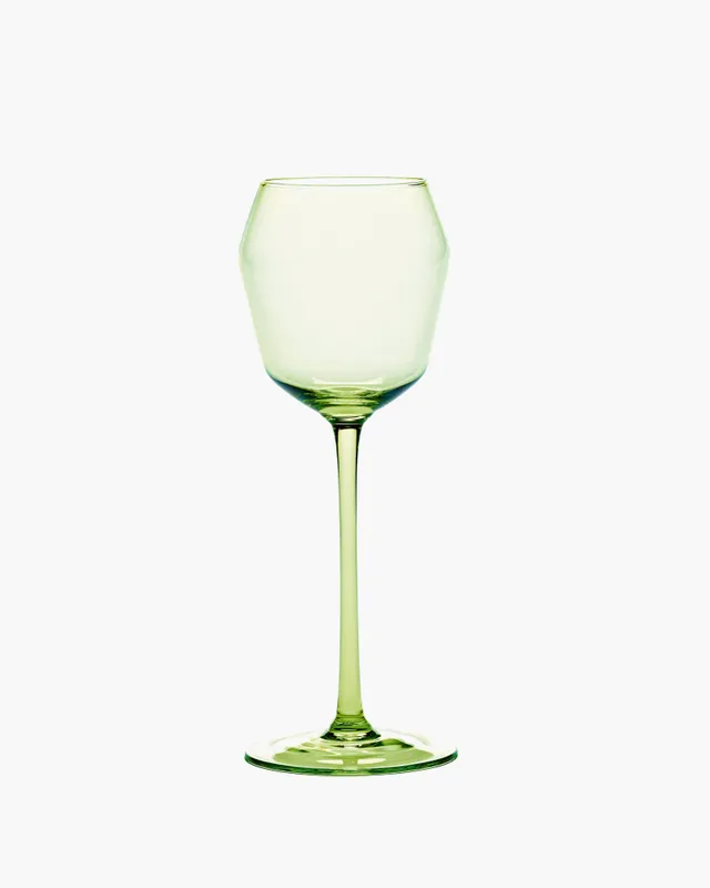 Serax Billie sklenice na bílé víno 25 cl zelená