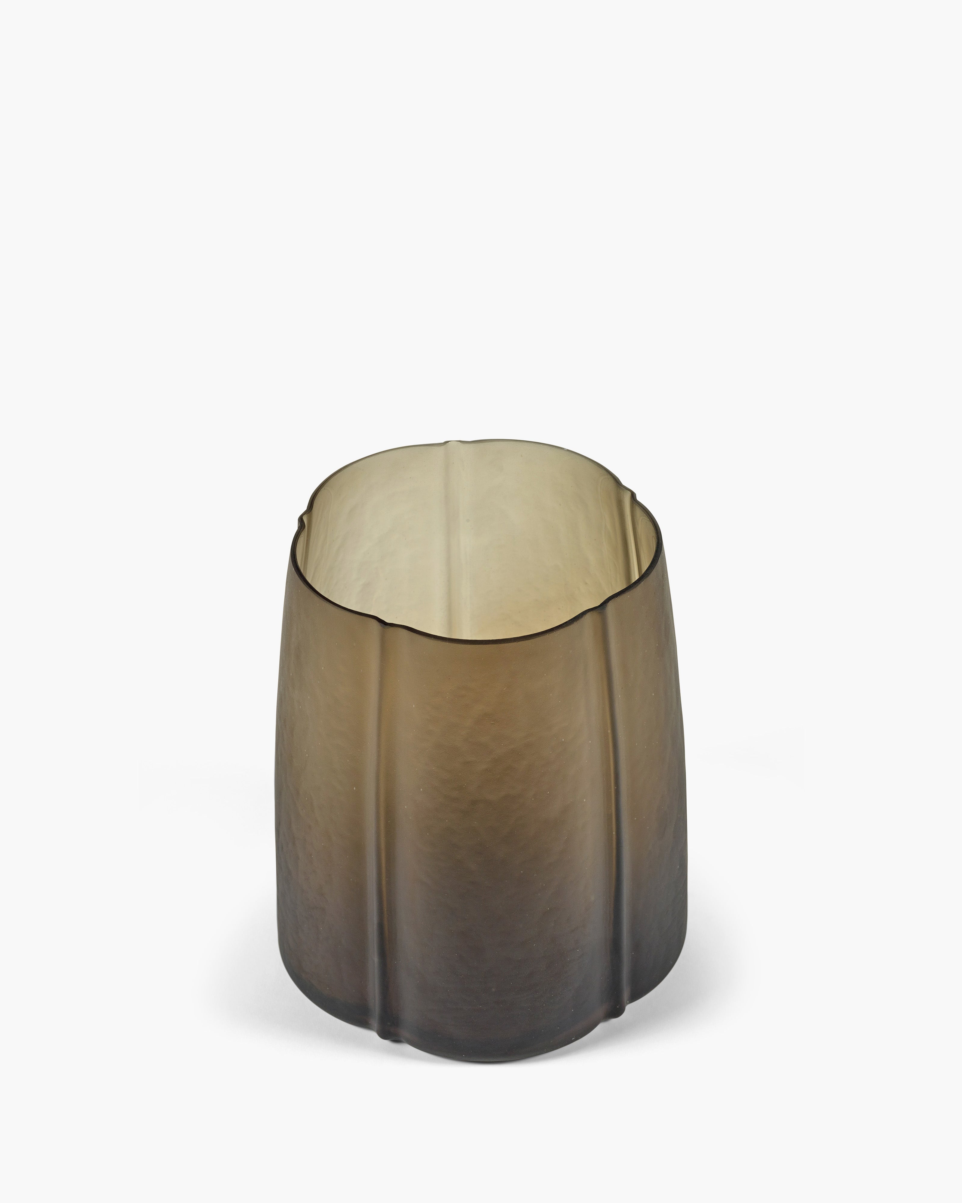 Serax Shapes Vase 04 váza hnědá foukaná