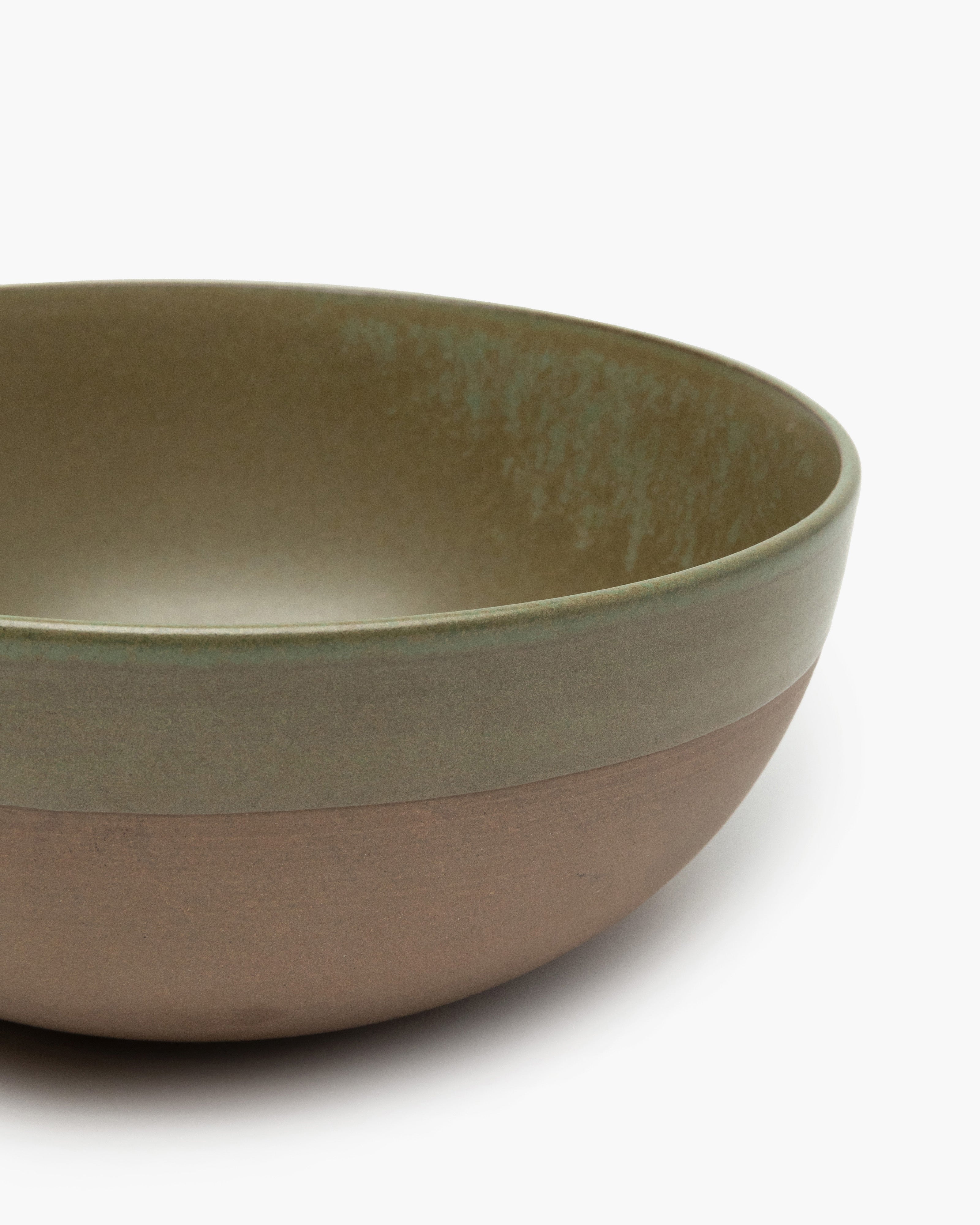 Serax Surface Serving Bowl S mísa camo green reaktivní glazura