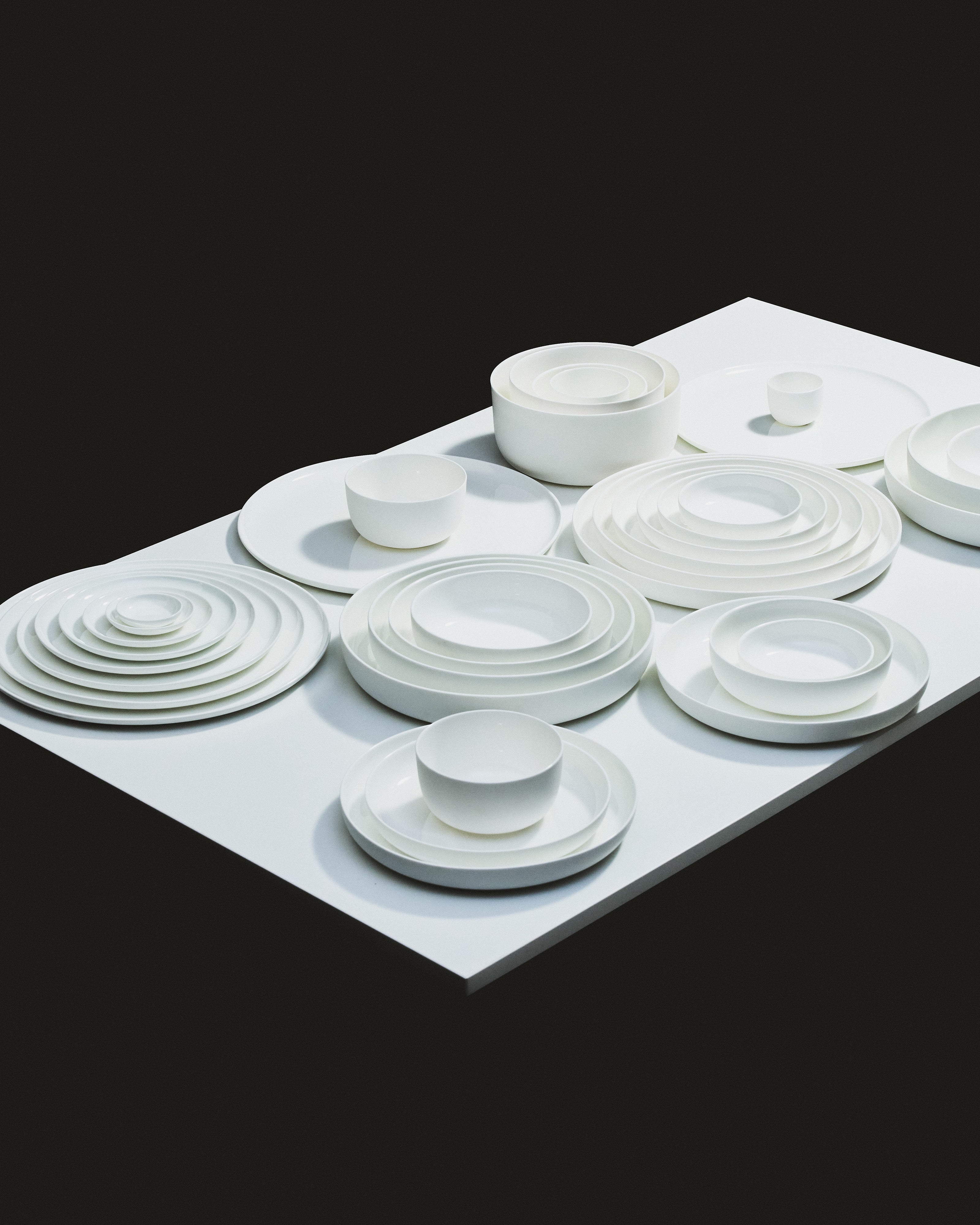 Serax Base hluboká miska M bílá porcelán