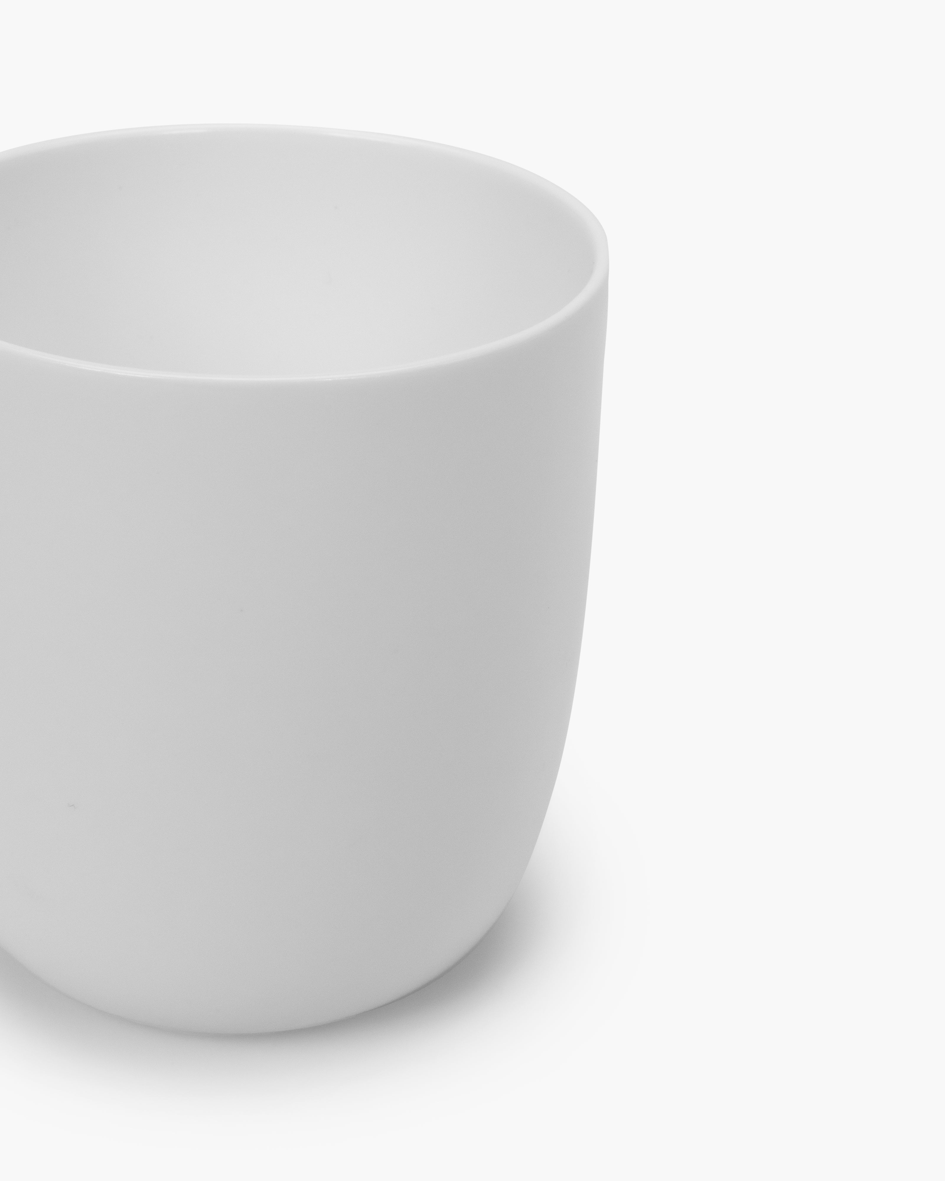 Serax Base šálek na čaj bez ucha bílý porcelán