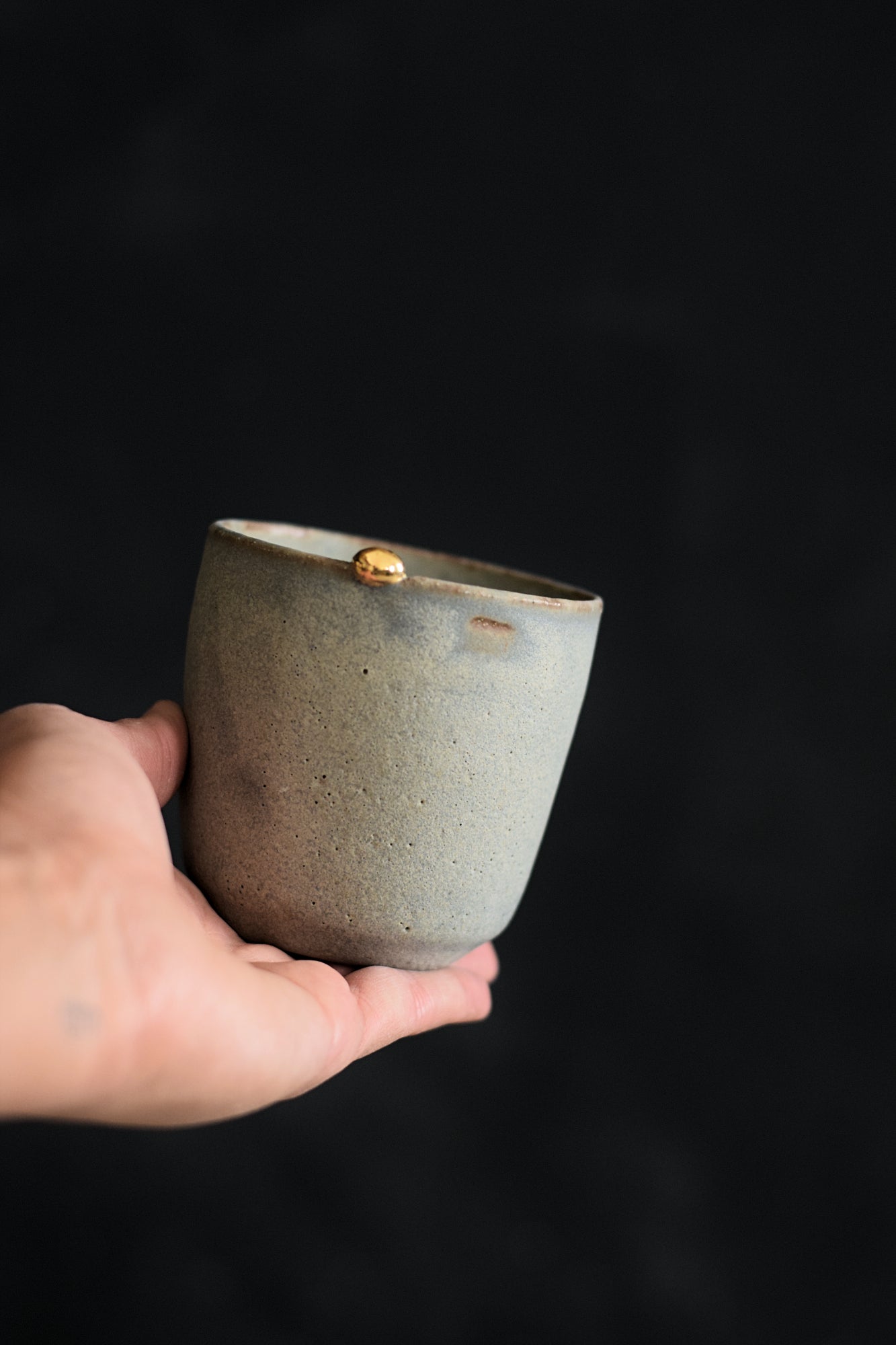 Terra Ceramics Prague MAMATCHAS čajový šálek 200 ml Blue