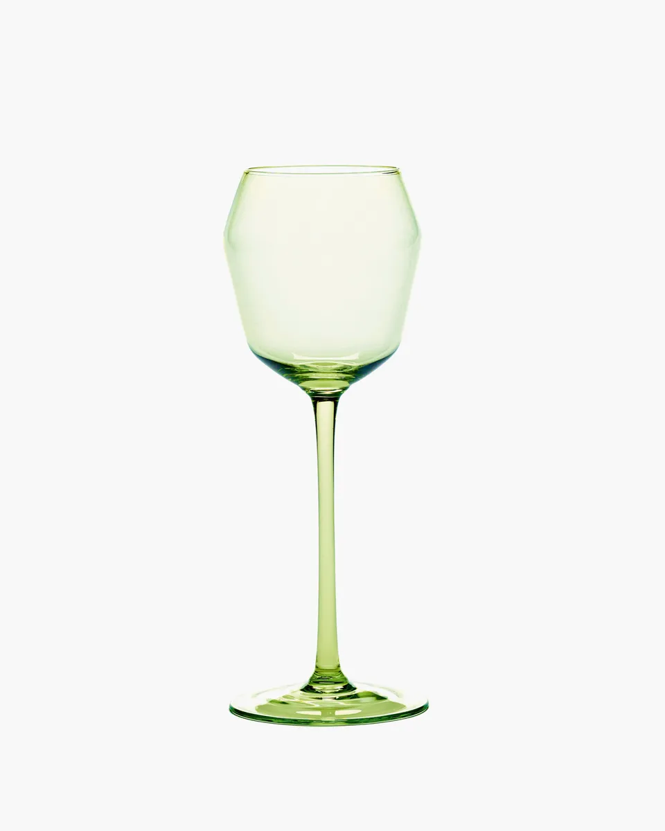 Serax Billie sklenice na bílé víno 25 cl zelená