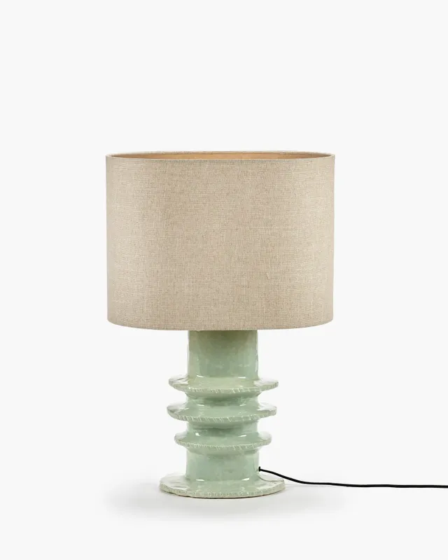 Serax Georgia stolní lampa keramická světle modrá