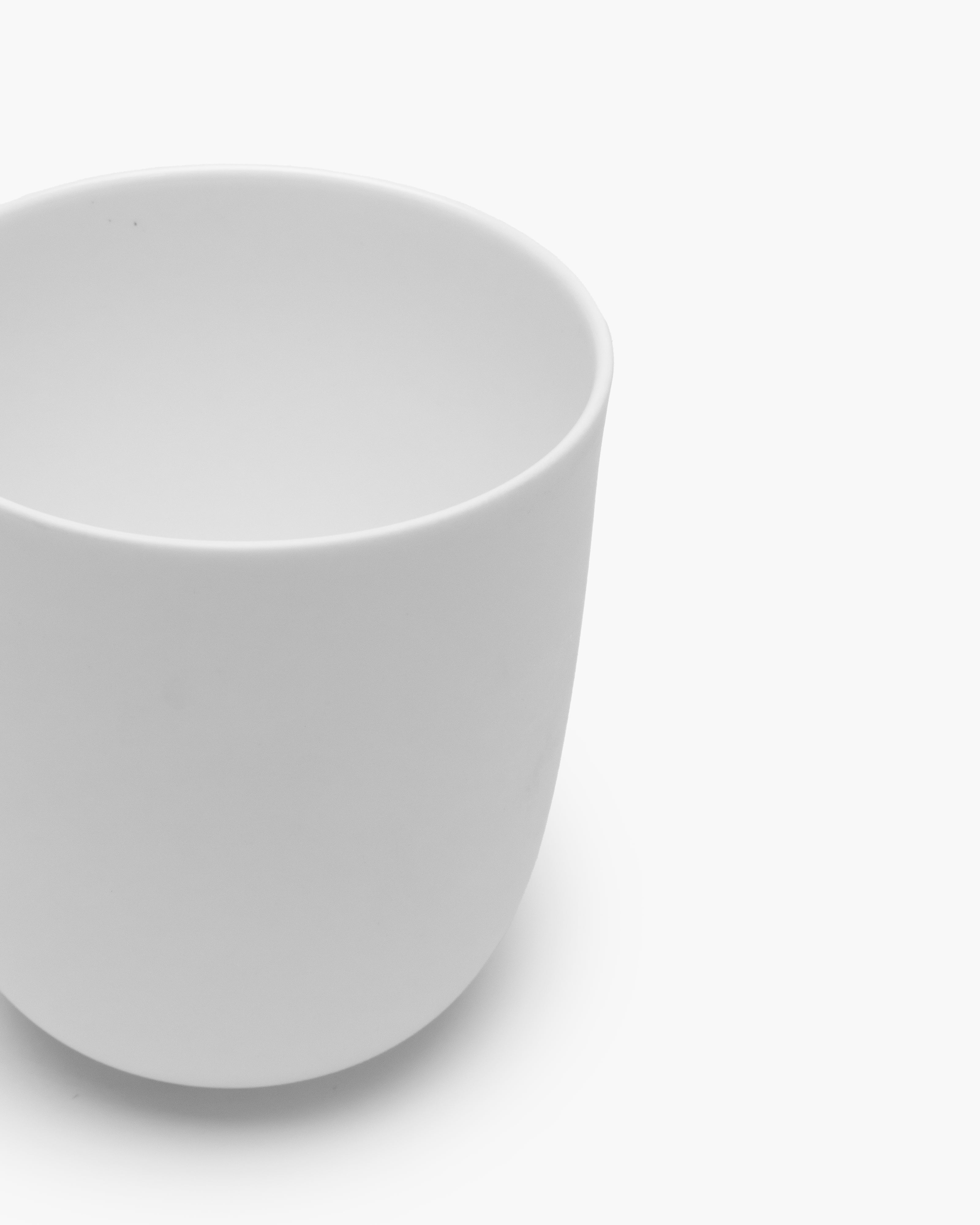 Serax Base šálek bez ucha bílý porcelán