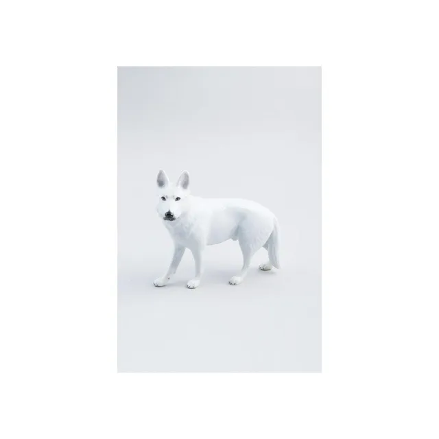 Augarten bílý ovčák figurka bílá porcelán