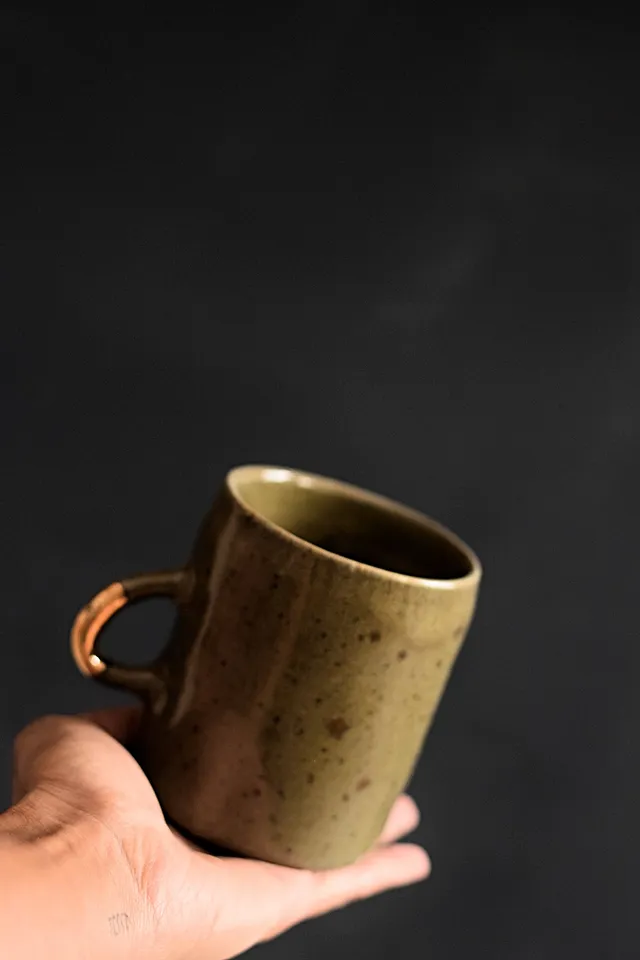 Terra Ceramics Aya hrnek 300 ml mechová zelená