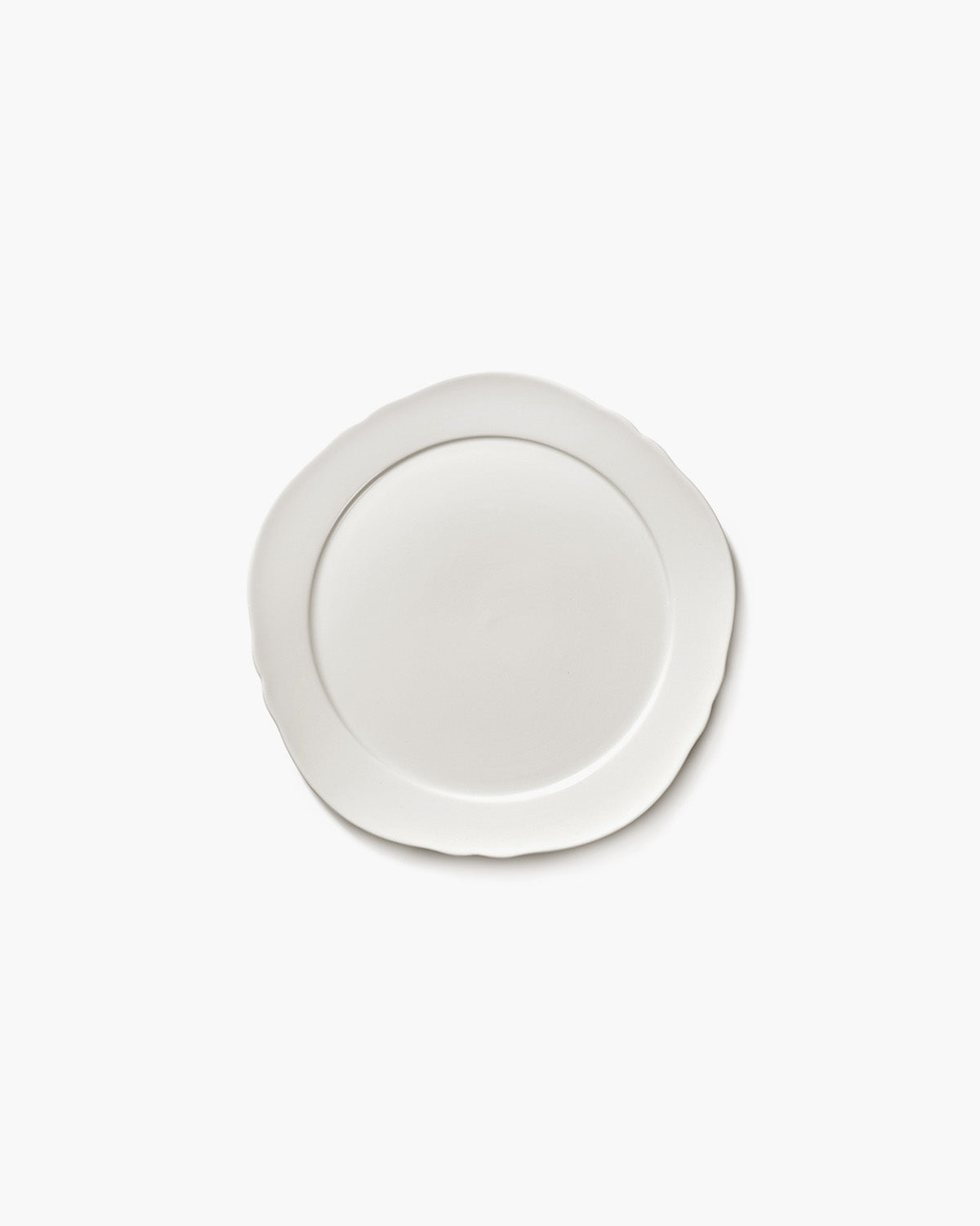 Serax Silhouette snídaňový talíř L bílý porcelán