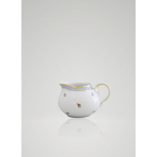 Augarten Schubert nízká mléčenka porcelán bílá